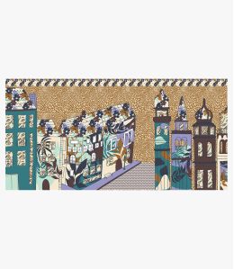 KAREN Wool Scarf, Lurex - - Storiatipic KAREN Wool Scarf, Lurex - - Storiatipic