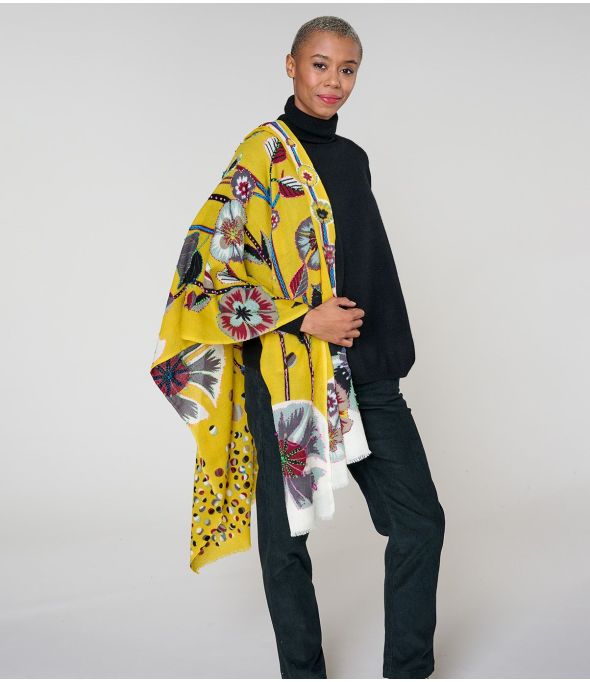 ALOISE Wool Scarf - - Storiatipic