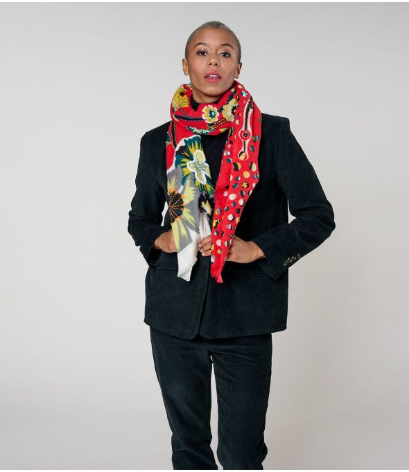 ALOISE Wool Scarf - - Storiatipic