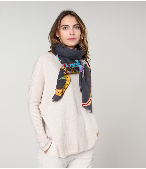 AMIE Wool Scarf - - Storiatipic