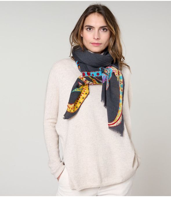 AMIE Wool Scarf - - Storiatipic