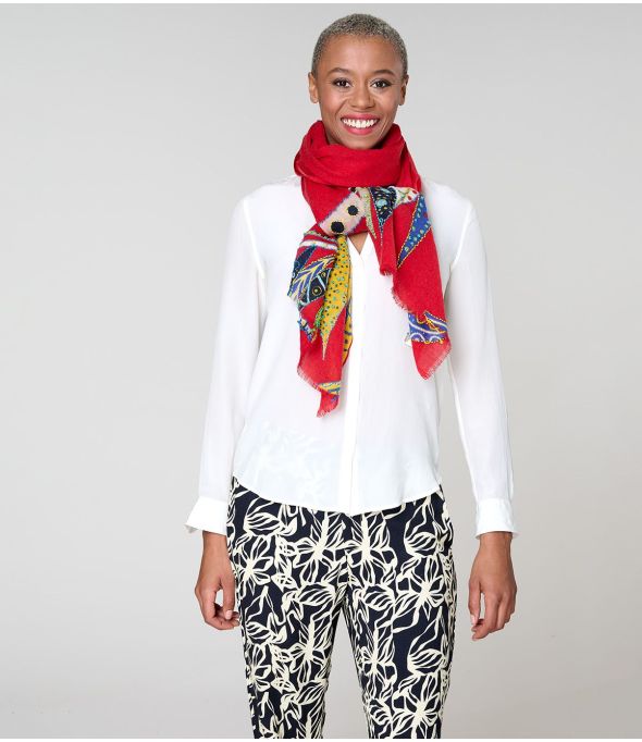 AMIE Wool Scarf - - Storiatipic