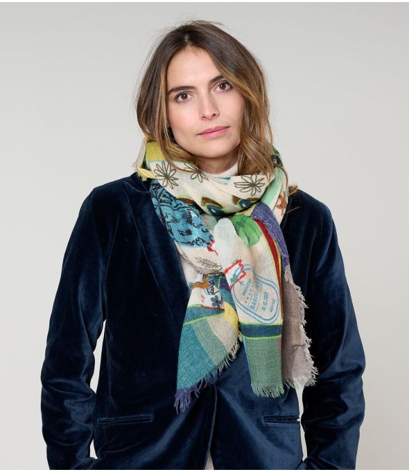 BRENDA Wool Scarf - - Storiatipic