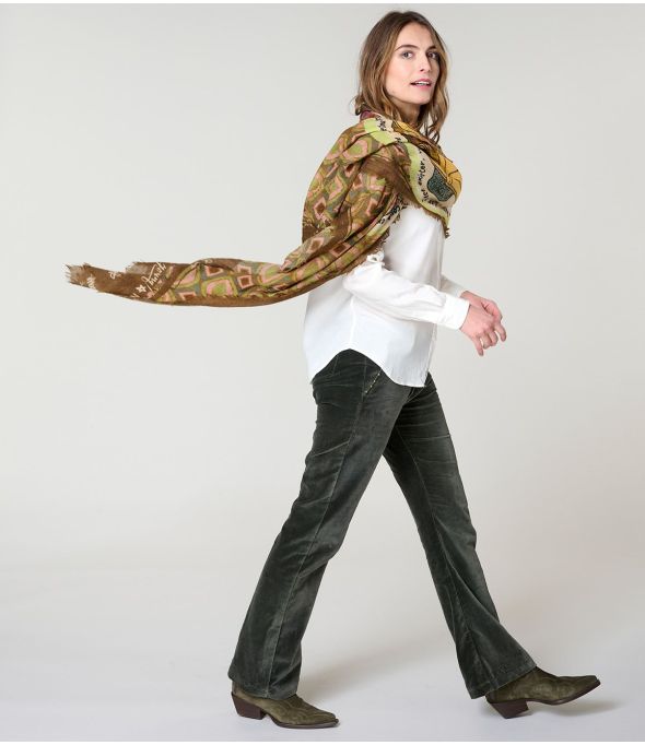 DOLORES Wool Scarf - - Storiatipic