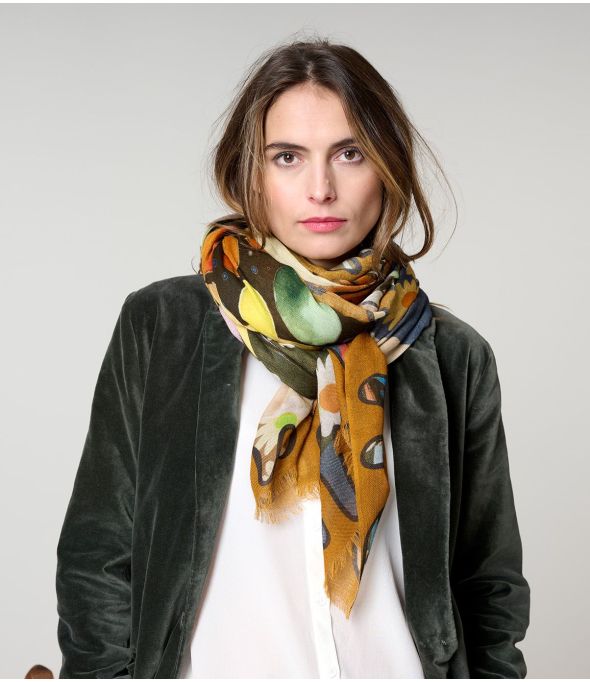 GIANA Modal Scarf, Wool - - Storiatipic