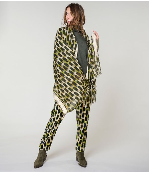 KUMI Wool Scarf, Cotton - - Storiatipic
