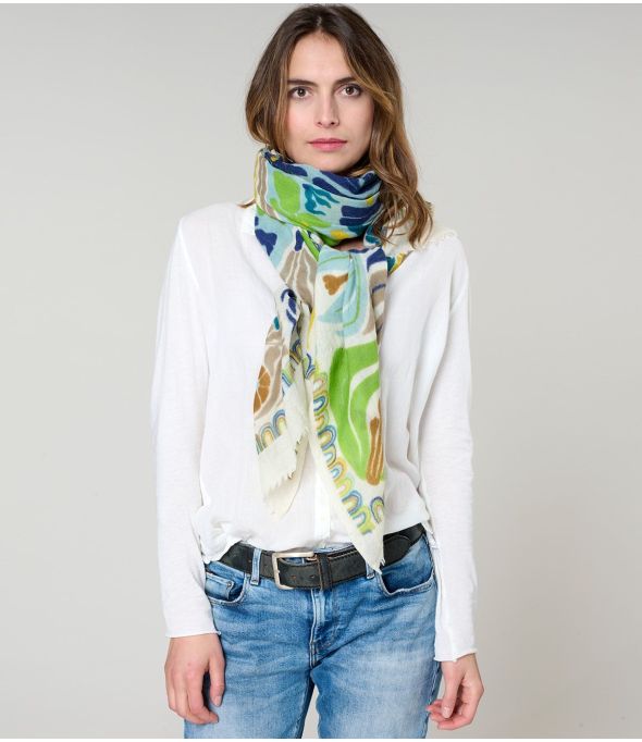 NATTIE Wool Scarf - - Storiatipic