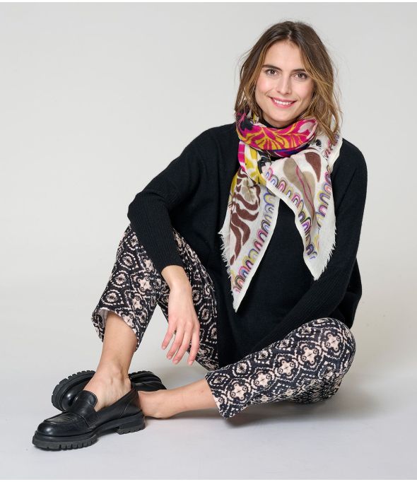 NATTIE Wool Scarf - - Storiatipic