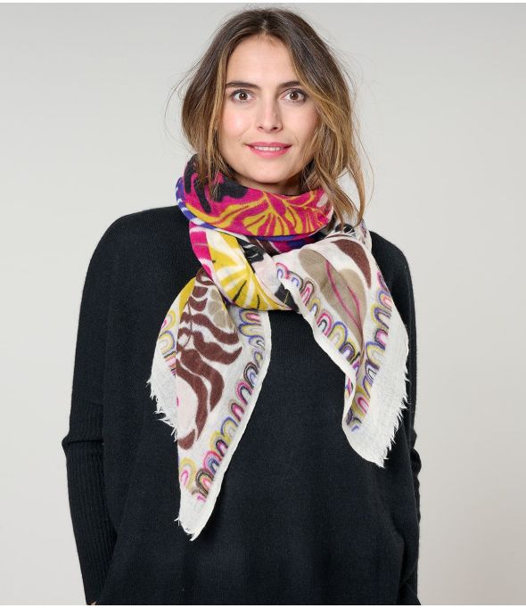 NATTIE Wool Scarf - - Storiatipic