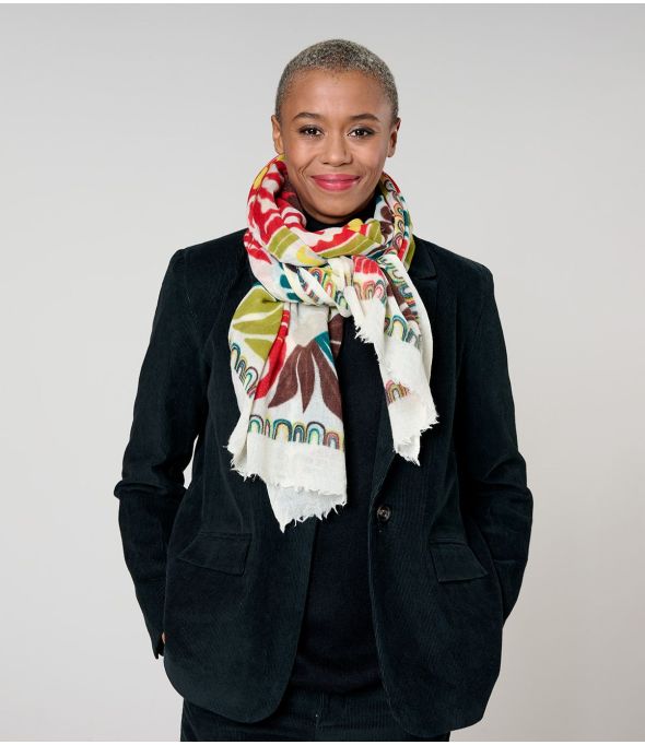 NATTIE Wool Scarf - - Storiatipic