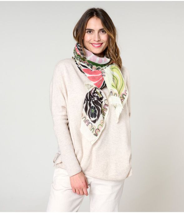 NATTIE Wool Scarf - - Storiatipic