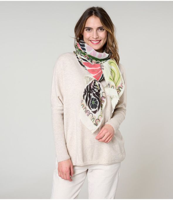 NATTIE Wool Scarf - - Storiatipic