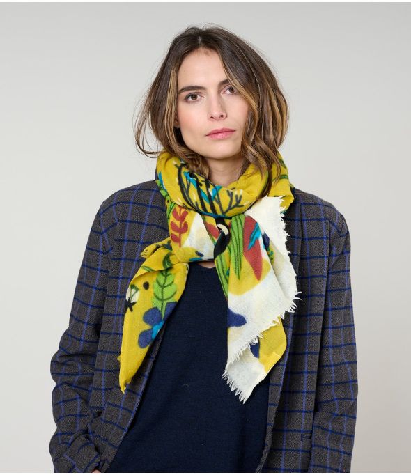 NOEMIE Wool Scarf - - Storiatipic