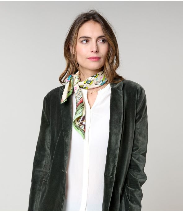 YUKO Silk Square - - Storiatipic