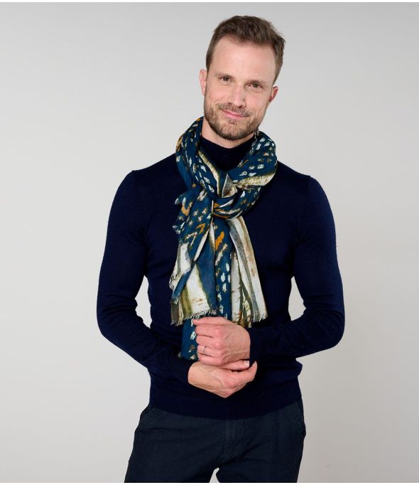 BLAISE Modal Scarf, Wool - - Storiatipic