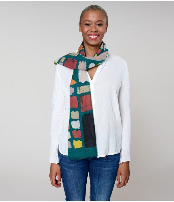 BROOKLIN Wool Scarf - - Storiatipic