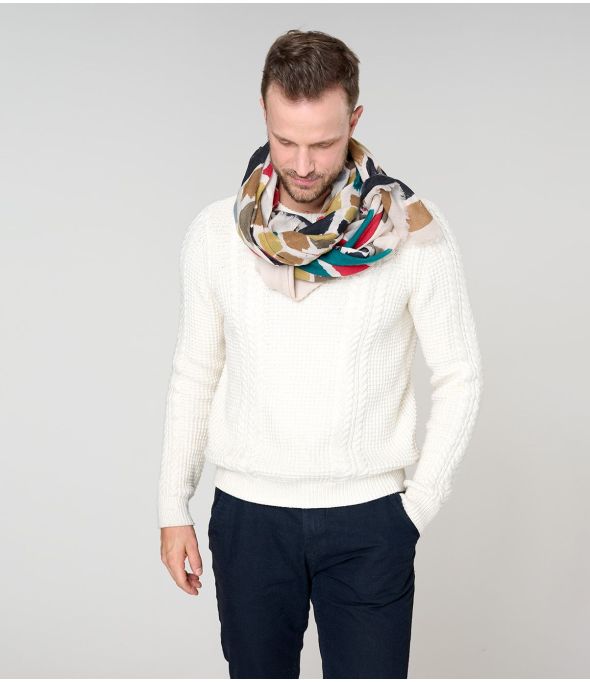 BROOKLIN Wool Scarf - - Storiatipic