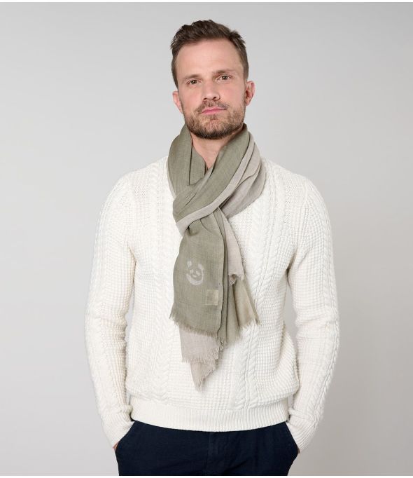 MERIL Wool, Silk Scarf - - Storiatipic