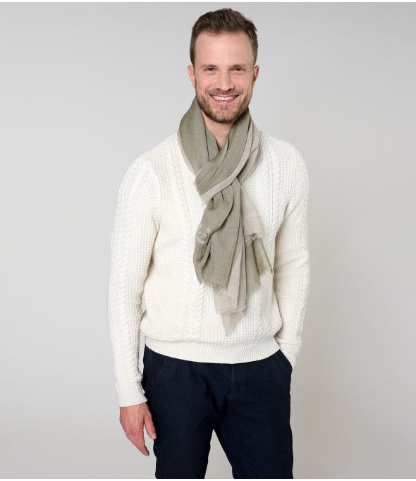 MERIL Wool, Silk Scarf - - Storiatipic