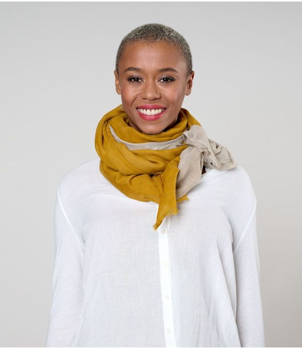 MERIL Wool, Silk Scarf - - Storiatipic