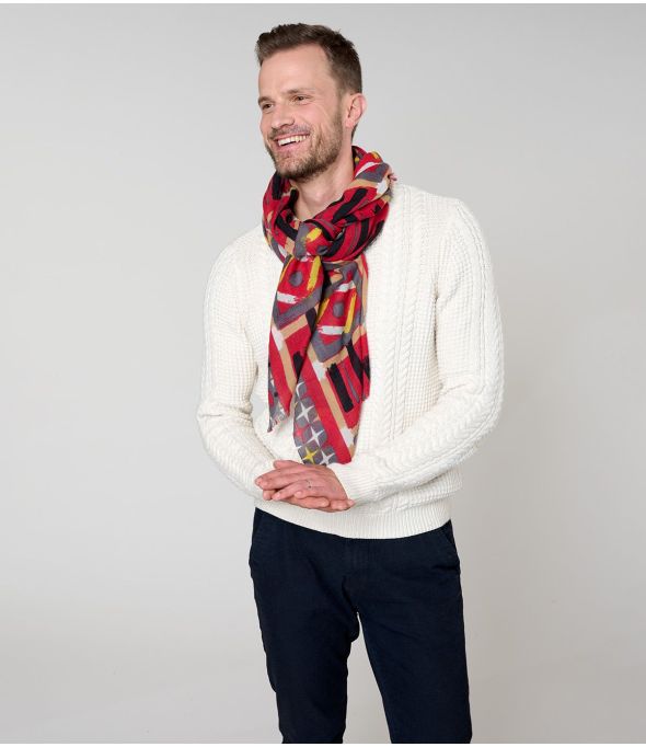 MORGAN Wool Scarf - - Storiatipic
