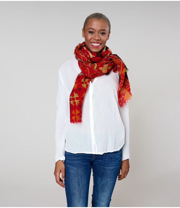 SYDNEY Wool Scarf - - Storiatipic