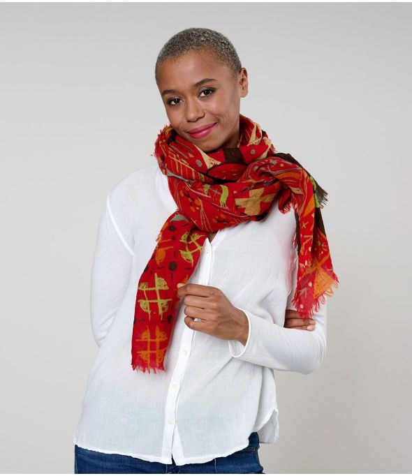 SYDNEY Wool Scarf - - Storiatipic