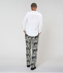 LENY PASTEL BLACK Viscose pants - - Storiatipic LENY PASTEL BLACK Viscose pants - - Storiatipic