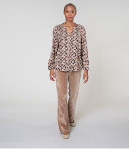 IRIS VERO NUDE BLOUSE in Viscose - - Storiatipic