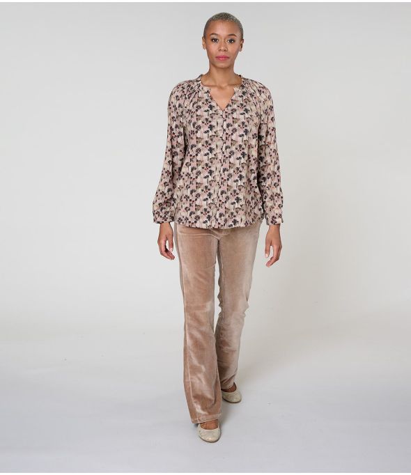 BLUSA NUDE IRIS VERO en Viscosa - - Storiatipic