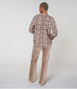 IRIS VERO NUDE BLOUSE in Viscose - - Storiatipic