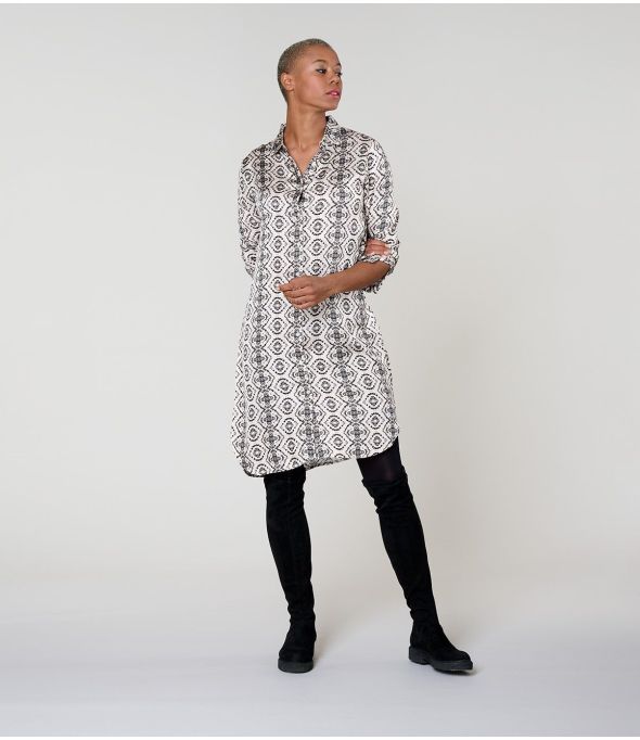 VESTIDO KAIA BELEM BEIGE en Modal - - Storiatipic