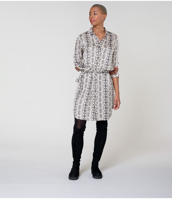 VESTIDO KAIA BELEM BEIGE en Modal - - Storiatipic