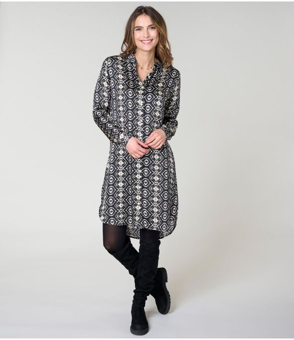 VESTIDO NEGRO KAIA BELEM en Modal - - Storiatipic