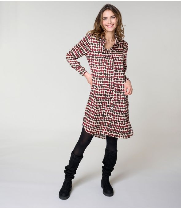 VESTIDO ROJO KAIA GOTA en Modal - - Storiatipic