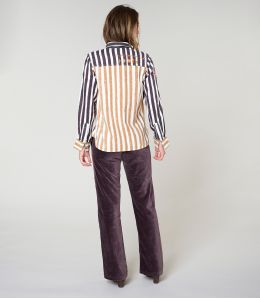 FRAN MOON CAMEL RAYON SHIRT - - Storiatipic FRAN MOON CAMEL RAYON SHIRT - - Storiatipic