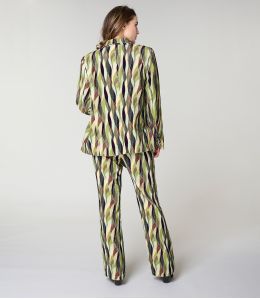 SASHA FLAMA GREEN Viscose pants - - Storiatipic SASHA FLAMA GREEN Viscose pants - - Storiatipic