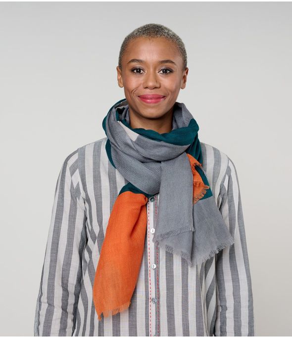 URIEL Wool Scarf, Cashmere - - Storiatipic