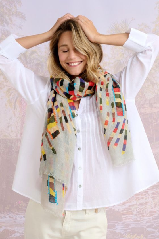 ALBANE Wool Scarf - - Storiatipic
