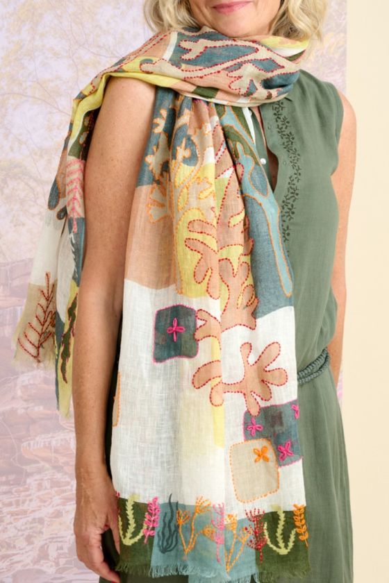 ALIZE Foulard en Lin - - Storiatipic
