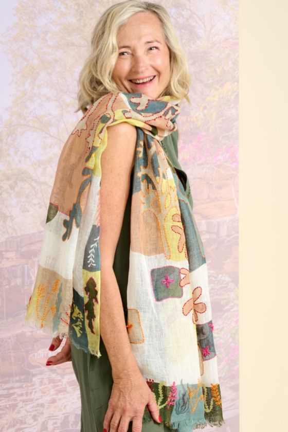ALIZE Linen Scarf - - Storiatipic