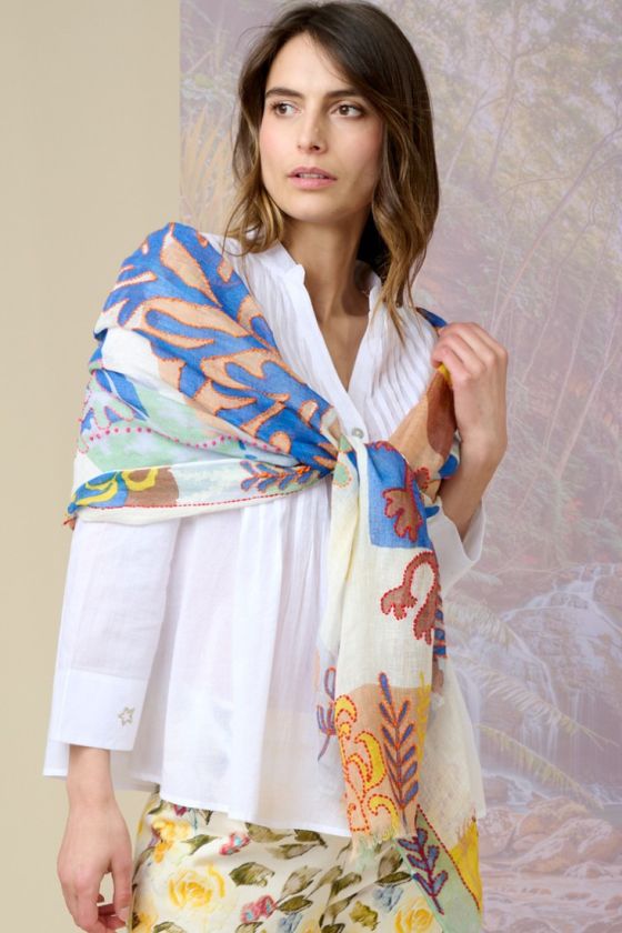 ALIZE Linen Scarf - - Storiatipic