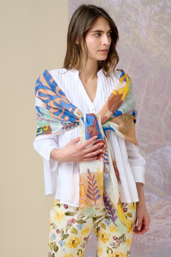ALIZE Linen Scarf - - Storiatipic