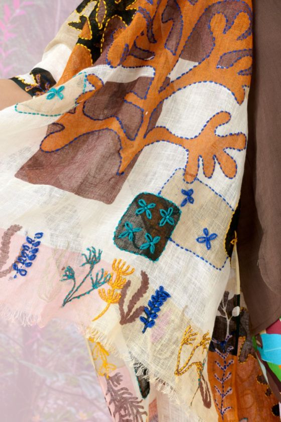 ALIZE Linen Scarf - - Storiatipic