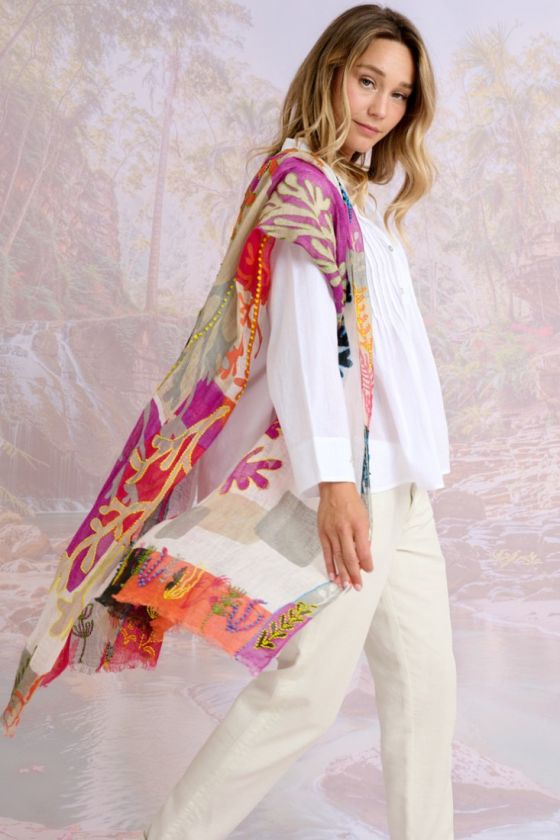 ALIZE Foulard en Lin - - Storiatipic