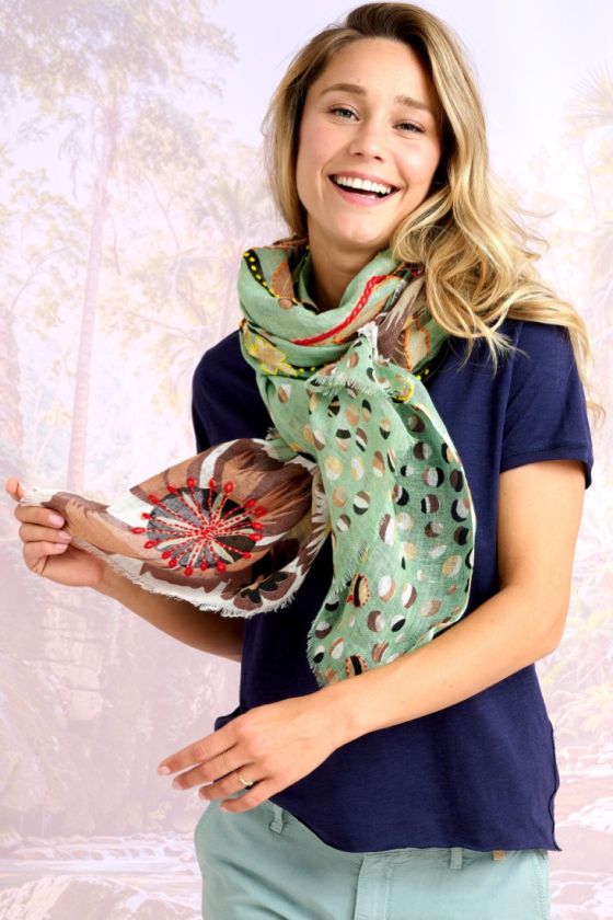 AMBER Wool Scarf - - Storiatipic