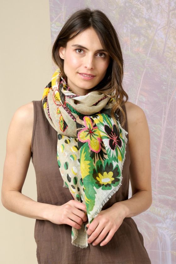 AMBER Wool Scarf - - Storiatipic