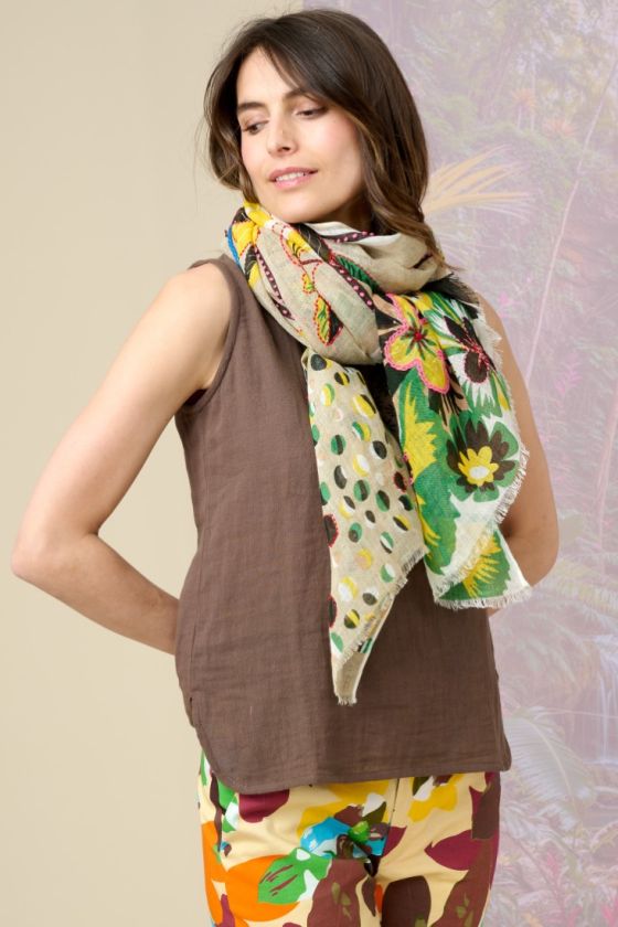 AMBER Wool Scarf - - Storiatipic