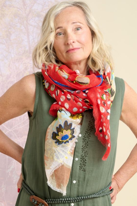 AMBER Wool Scarf - - Storiatipic