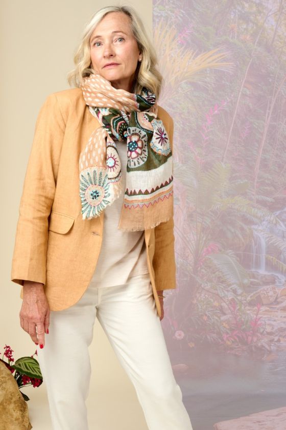 ATHENA Wool Scarf - - Storiatipic